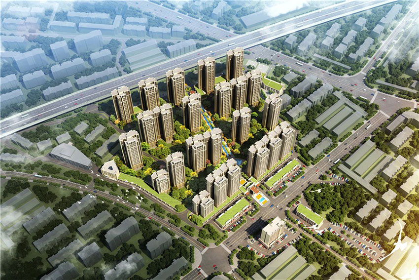 衡阳-珠晖区金湘国际城项目位于珠晖区东风南路68号