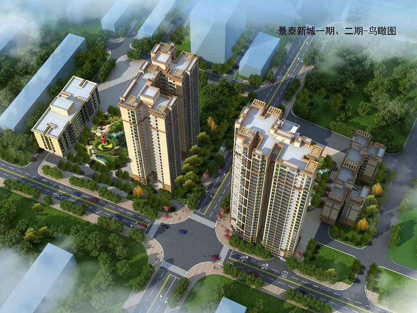 衡阳-祁东县景泰新城项目位于祁东县新区民祥路298号