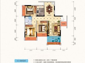 衡阳-雁峰区博达新桂城为您提供B2栋2号户型鉴赏