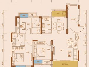 衡阳-珠晖区中建和城壹品为您提供A户型鉴赏