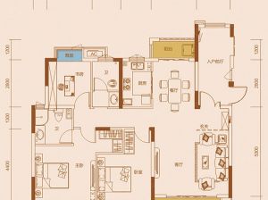 衡阳-珠晖区中建和城壹品为您提供B户型鉴赏