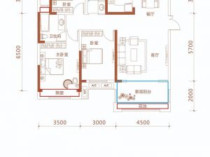 衡阳-石鼓区万阳和府为您提供D户型鉴赏