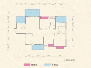 衡阳-石鼓区鸿豪春风十里为您提供B户型鉴赏