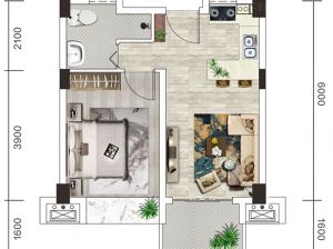 衡阳-蒸湘区金钟府为您提供A3公寓户型鉴赏