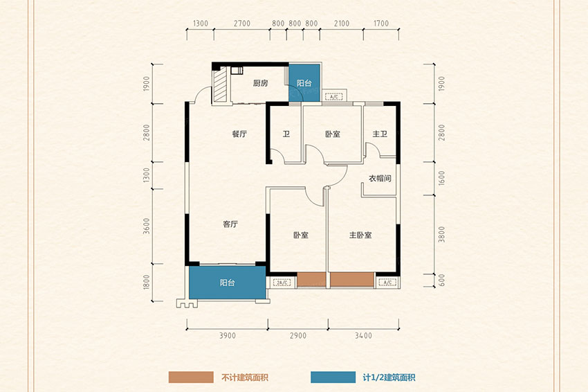 衡阳蒸湘区红湘大第为您提供6栋0708户型图片详情鉴赏