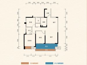 衡阳-蒸湘区红湘大第为您提供4栋0203户型鉴赏