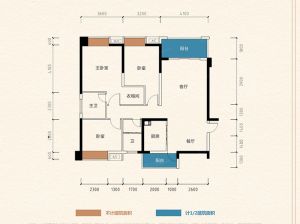 衡阳-蒸湘区红湘大第为您提供6栋05户型鉴赏