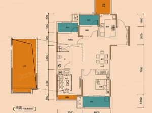 衡阳-蒸湘区奥莱祥生府为您提供C户型鉴赏