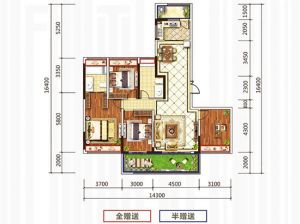 衡阳-蒸湘区高新未来城文创谷为您提供文创谷B1户型鉴赏