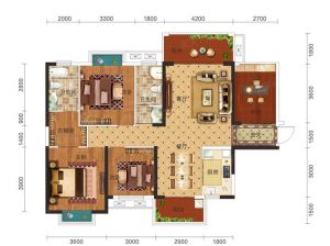 衡阳-蒸湘区创发城1938为您提供9#A1户型鉴赏