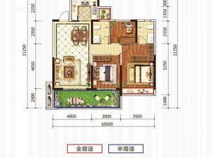 衡阳-蒸湘区高新未来城文创谷为您提供文创谷A2户型鉴赏