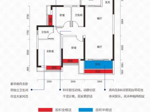 衡阳-蒸湘区星善九龙台为您提供4、5#栋B户型鉴赏