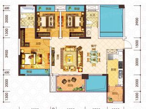 衡阳-蒸湘区海通衡州府为您提供A1户型鉴赏