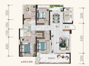 衡阳-蒸湘区铂金时代为您提供19#05户型鉴赏