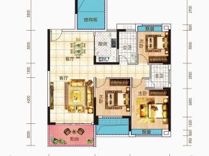 衡阳-衡阳县御景湾为您提供A1户型鉴赏