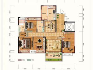 衡阳-衡阳县中央绿城为您提供B1户型鉴赏
