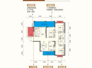 衡阳-衡南县学府壹号为您提供C栋01户型鉴赏