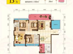 衡阳-衡南县金湘富都为您提供B户型鉴赏