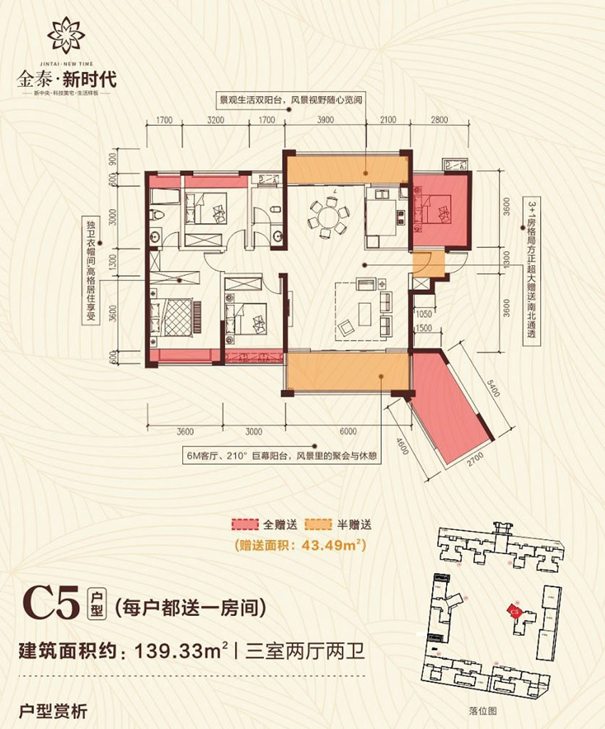 衡阳-祁东县金泰新时代为您提供该项目C5户型图片鉴赏