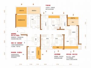衡阳-耒阳市金色江湾为您提供A户型鉴赏