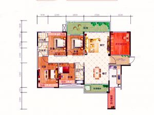 衡阳-耒阳市伟成公馆为您提供A-1户型鉴赏