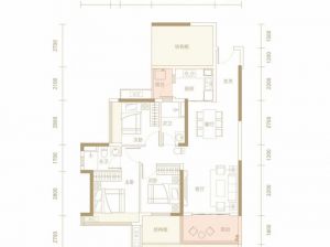 衡阳-耒阳市印象顺湖为您提供C1户型鉴赏
