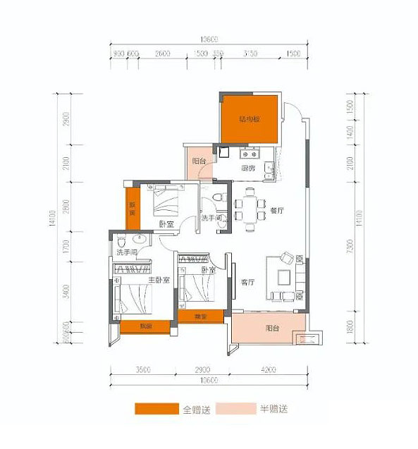 衡阳-耒阳市万顺壹品为您提供B户型图片详情鉴赏