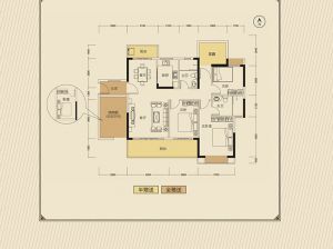 衡阳-常宁市清华一品国宾府为您提供A3户型鉴赏