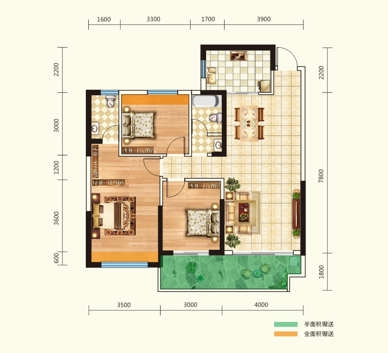 衡阳-常宁市文昌府为您提供B2户型图片详情鉴赏