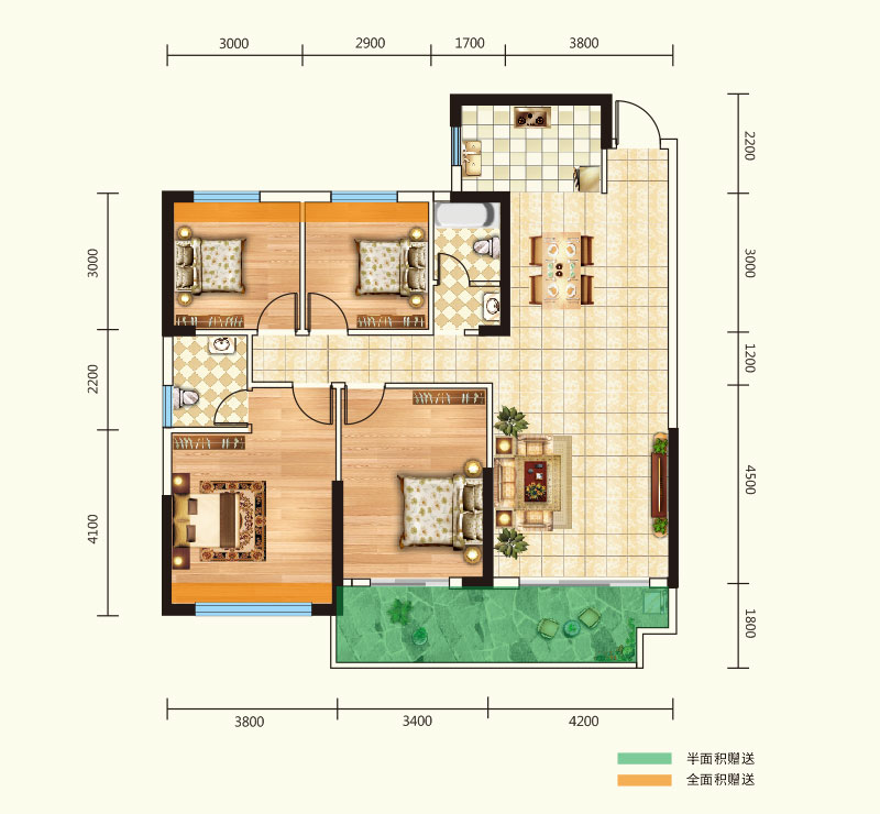 衡阳蒸湘区当代上品为您提供B1户型图片详情鉴赏