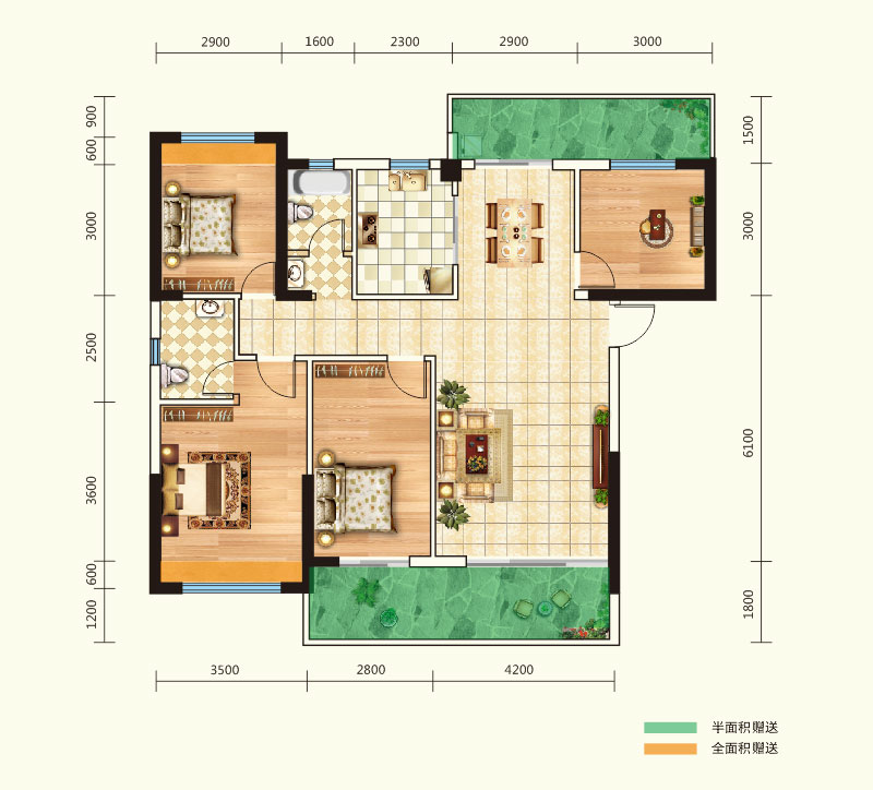 衡阳-常宁市翰林华府为您提供A2户型图片详情鉴赏