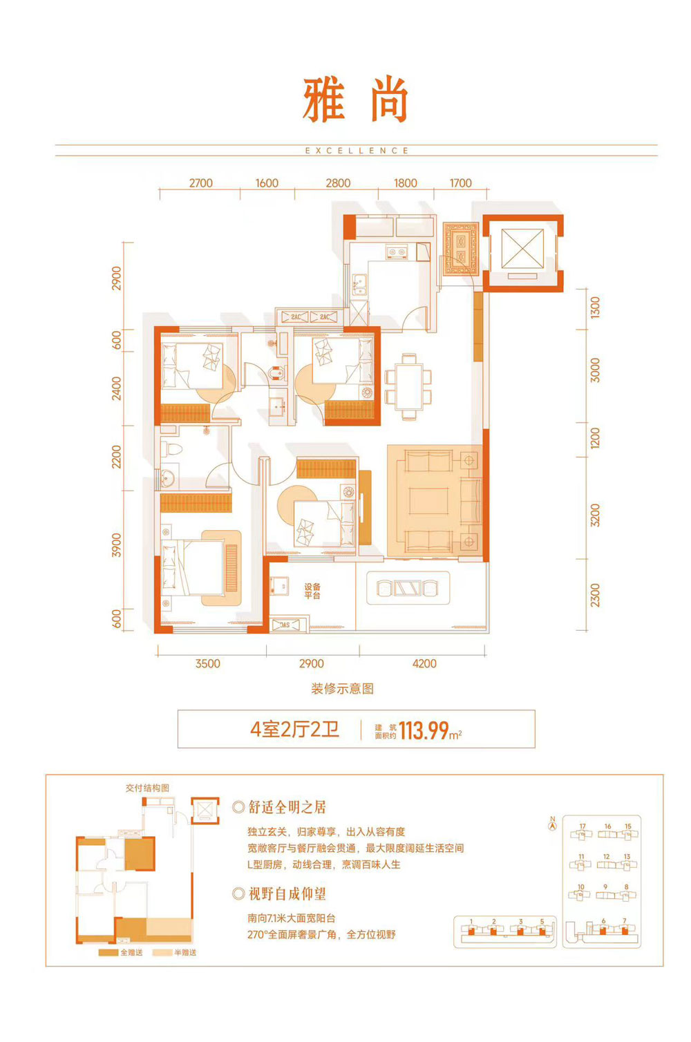 衡阳-祁东县万昌玖樾城为您提供雅尚户型图片详情鉴赏