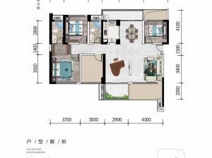 衡阳-石鼓区悦莲湖为您提供B3户型鉴赏