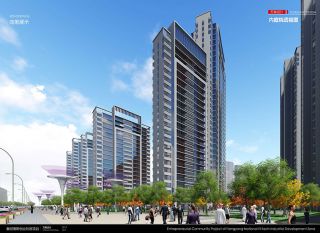 衡阳-蒸湘区高新未来城创客谷为您提供该项目效果图欣赏