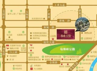 衡阳-耒阳市伟成公馆为您提供该项目区位图欣赏
